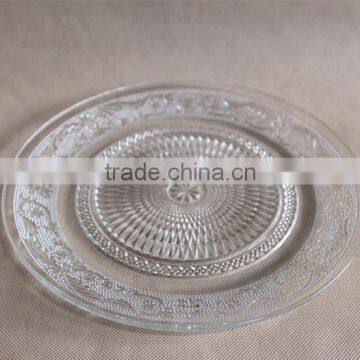 Стеклянные тарелки/Стеклянные обеденные тарелки/Оптовые прозрачные стеклянные тарелки photo-2