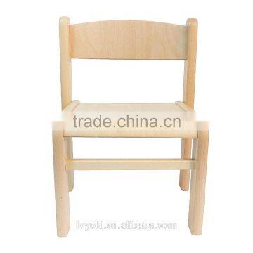 Children's Furniture Solid Beech Wood Children's Chairs Child Chair Without Armrests Natural Varnish photo-4