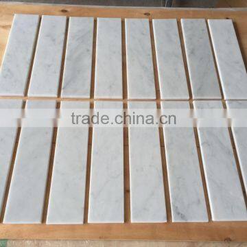 Subway Mosaic Tiles Bianco Carrara Mosaic Tile Carrara Marble Mosaic