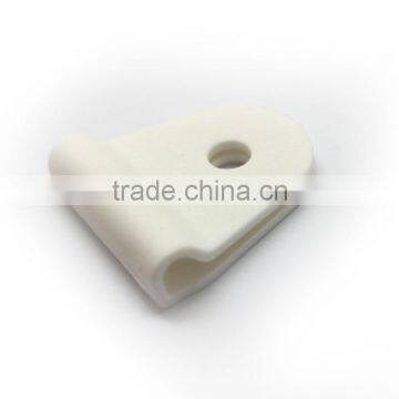 White Plastic Chafe in 1", Chafe Tab for Bags or Travelware, Nylon Flat Chafe Tab for Bag Accessories photo-4