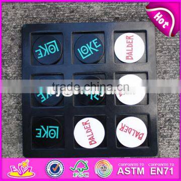 2017 New Design Children Educational Wooden Noughts and Crosses Game W01B036 photo-3
