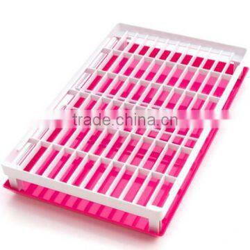 Foldable Plastic Table Storage Shelf Multipurpose Storage Racks photo-6