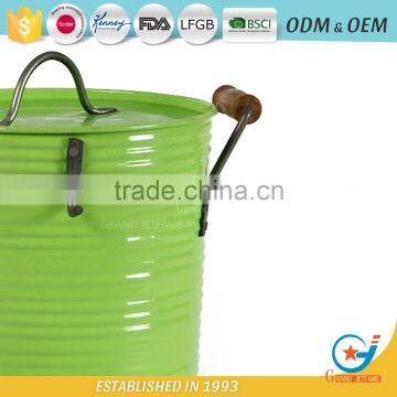 Garden Iron Powder Coating Beer Cooler Bucket Metal Drink Bucket photo-6