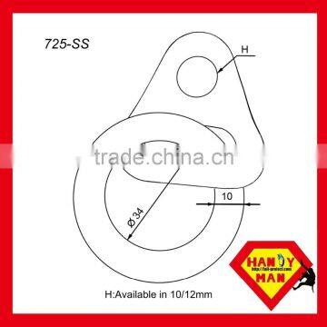 725-SS Rock Climbing Hanger With Ring photo-2