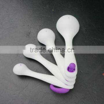 16131 SILICONE MEASURING CUPS SET CUP SPOON KITCHEN TOOL COLLAPSIBLE BAKING COOK photo-3