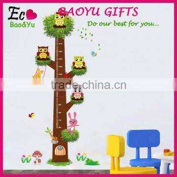 3D Kids Height Growth Chart Home Decor,Wall Sticker For Kids Room