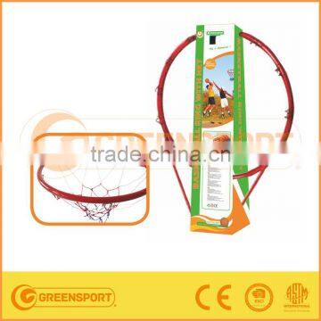 Solid Basketball Rim Hollow Basketball Hoop Red Color