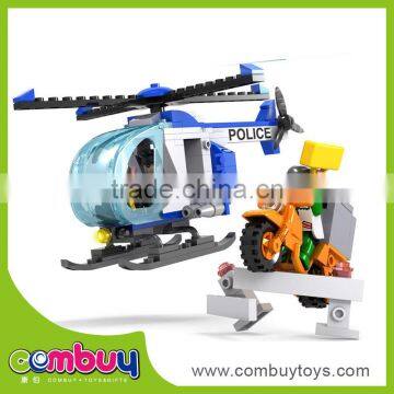 Intelligence plastic toy building blocks diecast motorcycle model