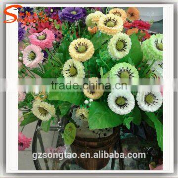 Manufacturing Chinese Touch Flower Soft Artificial Fake Sunflower Decor Flower for Sale photo-5