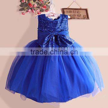 Little Baby Girls Dress Party Costume Bow Lace Sequins Flower Princess Tutu Dresses Children Clothes Kids Clothing photo-3