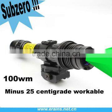 Suzero Zoomable Professional Long Distance nigh vision riflescope solution of 100mw Green Laser Designator (ES-LS-KS300)