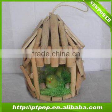 Cheap wholesale Wooden decorated bird house