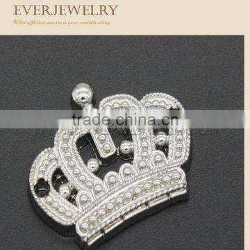 Bag Accessories crown metal logo