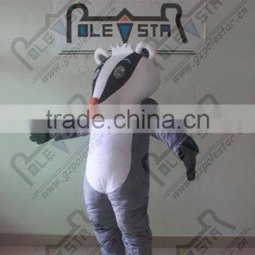 The mole cartoon mascot costume