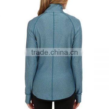 Performance Technical Stretched Yoga Fitness Jackets With Thumbhole photo-2