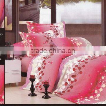 100%polyester disperse printing luxury diamond velvet bedding set