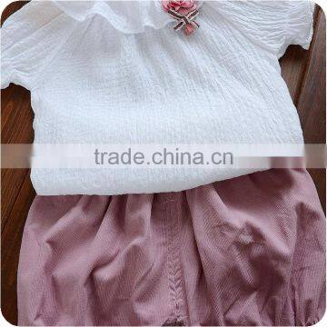 2017 New Spring Breathable Flower Baby Girl Clothes Clothing Set Korea Used Clothing Fitness for Babay Girl Wear photo-4