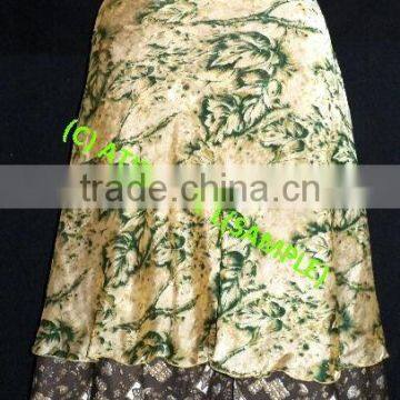 SILK SARI SKIRT