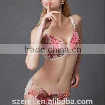 Ladies Sexy Embroidered Full Open Ladies Sexy Body Hot Images Women Sexy Bra Underwear Set