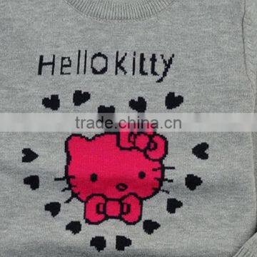 Latest Style China Factory Crewneck Hello Kitty Cute Baby Sweater photo-2