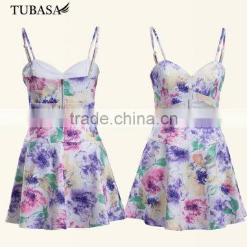 Guangzhou namufacturer Latest micro mini skirt fashion blouse and skirt set