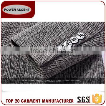 Wholesale Suit Custom Design 1 Button Patch Pocket Men Business Suit Jacket Blazer photo-6