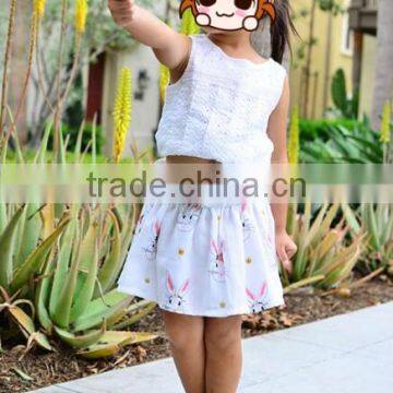 Children's Clothing Girls Rabbit Skirt Cute Kids Fashion Clothes Print Fabric Skirts photo-3