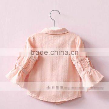 1-5 Years Wholesale 2017 New Autumn Cotton Full Sleeves Kids Girls Blouse photo-3