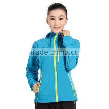 High Quality Womens Waterproof Zipper Softshell Jacket for Outdoor photo-5