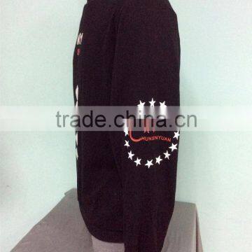 Custom Cheap Graph Printed High Quality Fitted Crewneck Men Pullover Hoodies Sweatshirt photo-3