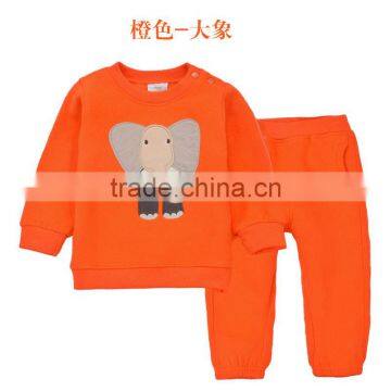 Hot Sale Custom OEM Cute Baby Boys Hoodies +pants,100% Cotton Spring or Autumn Baby Girls Wear Outfits photo-2