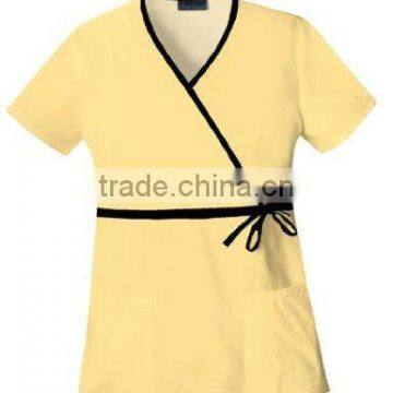 Wrap Scrub Top Nurse Clothing