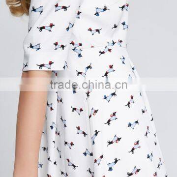 Z&M New Children Latest Fashion Dress Designs Women Cartoon Dress New Design Night Dress 2017 photo-5