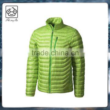 90% down 10% feather shiny ultralight down jacket for the winters