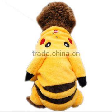 Wholesale Winter pet apparel Pikachu Jacket Cute Pet Coat Fancy Costume