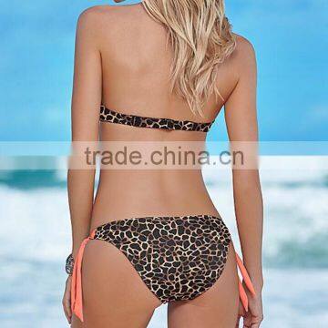 Hot Sexy Girl Photo Leopard Bikini Swim Wear photo-3