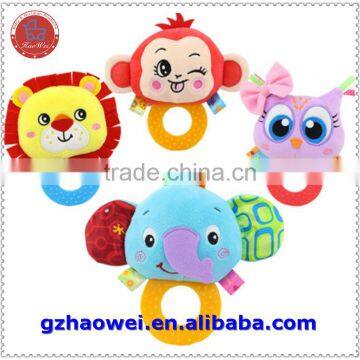 Lovely animal baby teether toys