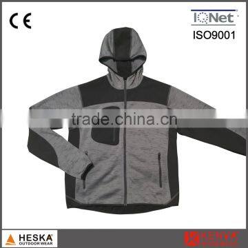 Autumn Softshell Hooded Outdoor Mens Travel Knitted Jacket photo-2