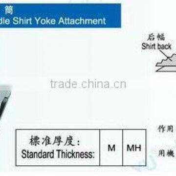 Single needle shirt yoke attachment DA YU 421 F214