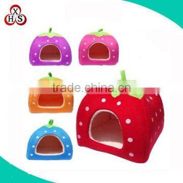 Washable Soft plush dog house design dog pet house model for sell