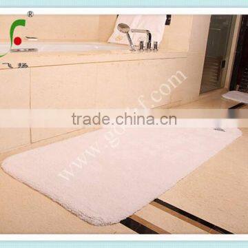 5 Star Standards 100% Cotton White Embroidery Hotel Mat Bath Mat photo-2