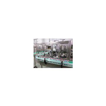 Rotary Juice Beverage Filling Machine , 3 In 1 Liquid Packaging Equipment