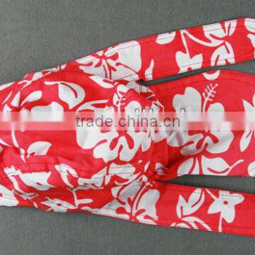 2017cotton printing red pirate cap cottn bandit for baby