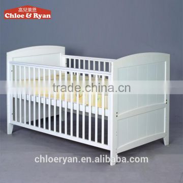 Convertible wooden baby crib baby nursery furniture antique baby furniture