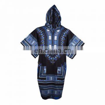 Lofbaz Unisex Traditional African Long Dashiki Hoodie