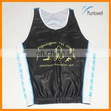 Sublimated printing custom sublimated triathlon singlet