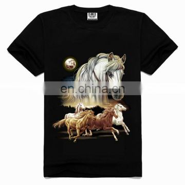 3D Print Cotton t-shirts with animal print,wholesale animal t-shirt