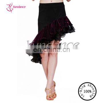 AB009 Latin Dance Dress, Latin Ramba Chacha Dance Costume, Sequin Jive Ballroom Skirt