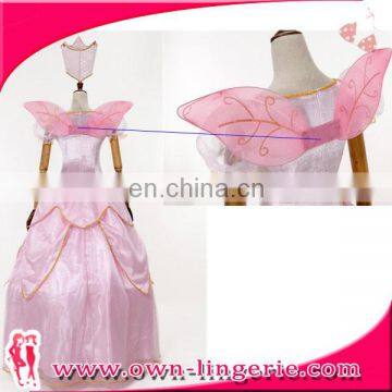 Deluxe Pink Fairy Tale Elf Cartoon Costume For Women Adult Sexy Christmas Costume photo-5