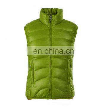 Waterproof Cover Wine Red Duck Down Vest for Woman photo-5